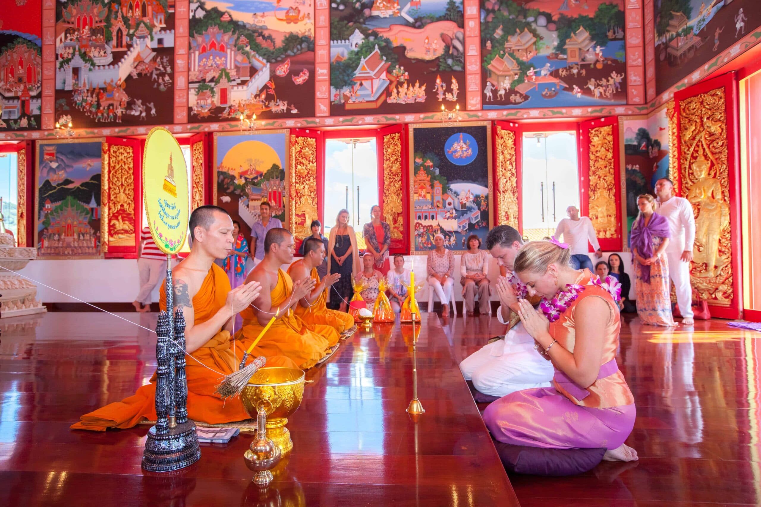 Thai Buddhist Wedding Ceremony in Phuket