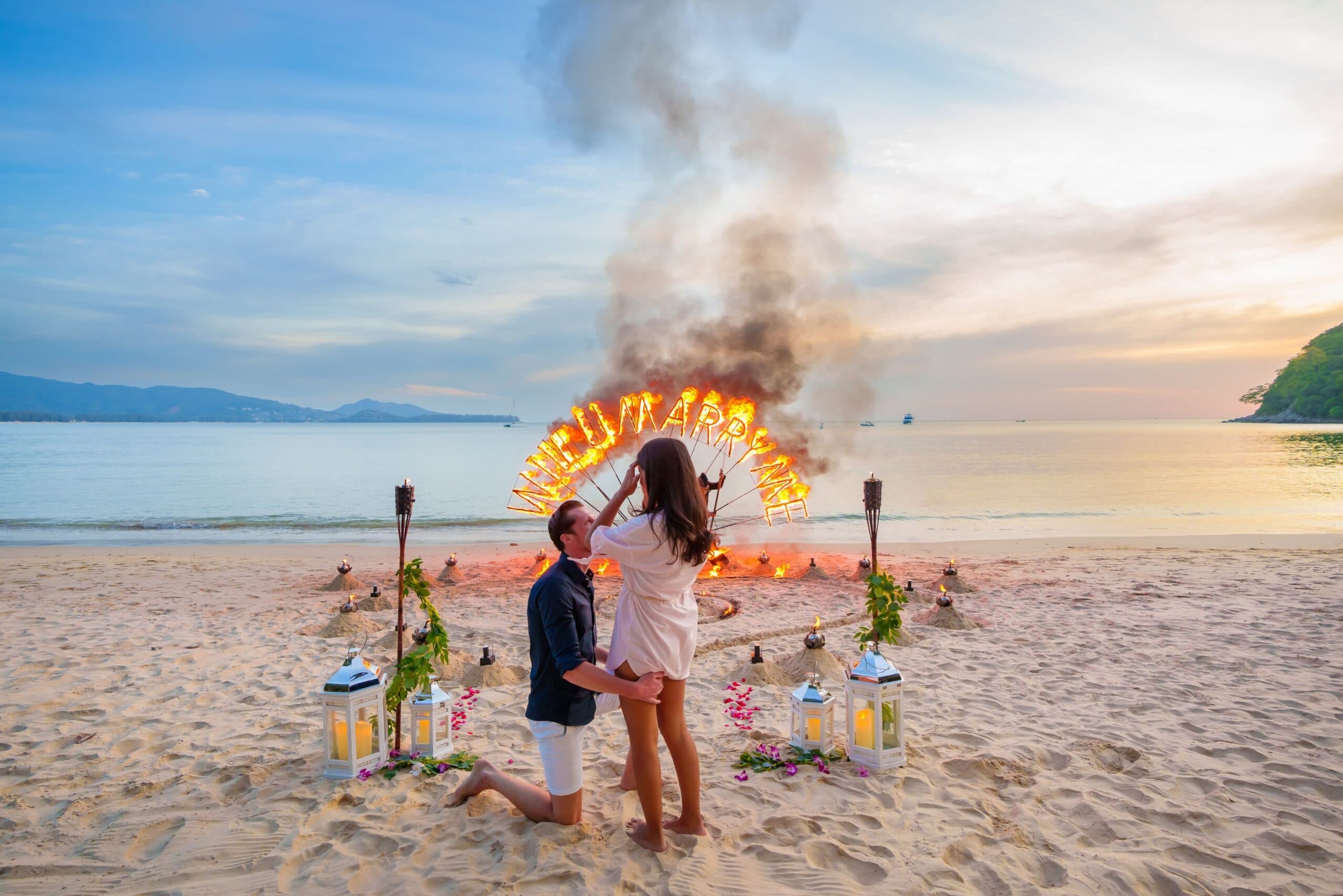 Beach Romantic dinner