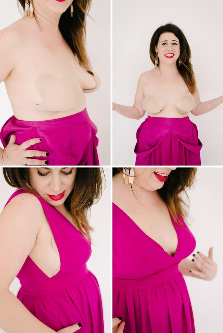 How to use boob tape for a strapless dress - Reviewed
